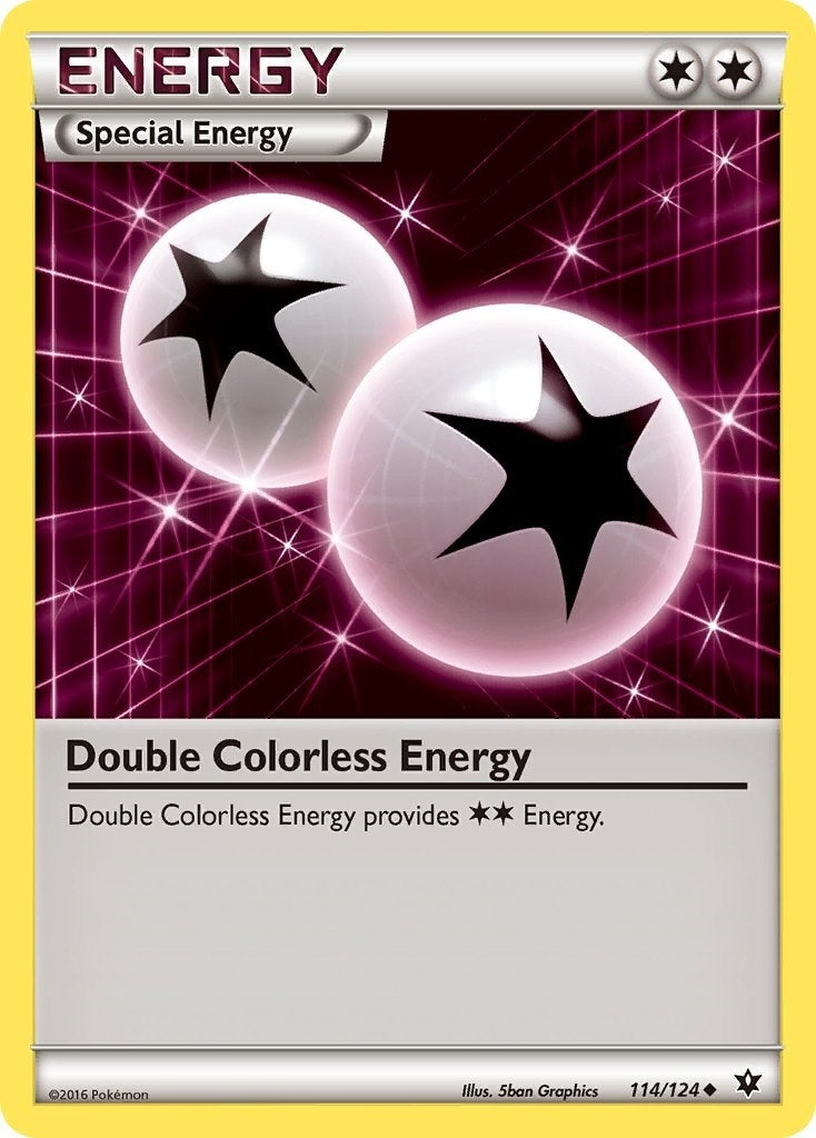 Image for Double Colorless Energy (114/124) - Pokemon