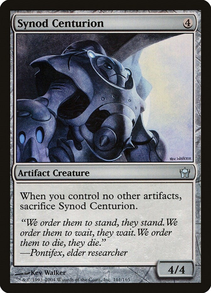 Image for Synod Centurion (161) - Magic: The Gathering
