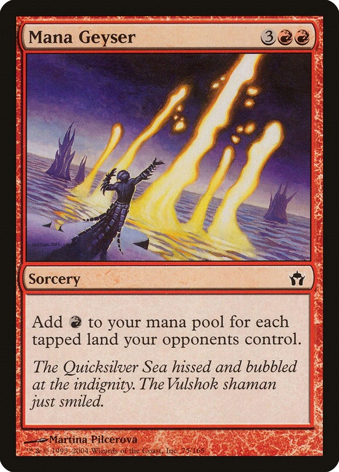 Image for Mana Geyser (75) - Magic: The Gathering
