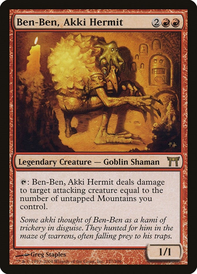 Image for Ben-Ben, Akki Hermit (157) - Magic: The Gathering