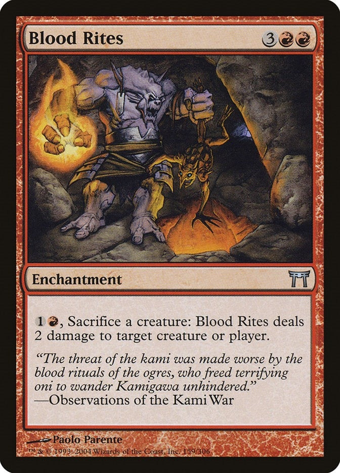 Image for Blood Rites (159) - Magic: The Gathering