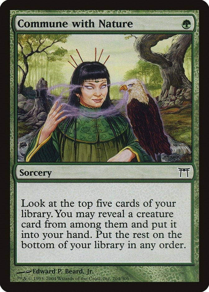 Image for Commune with Nature (204) - Magic: The Gathering