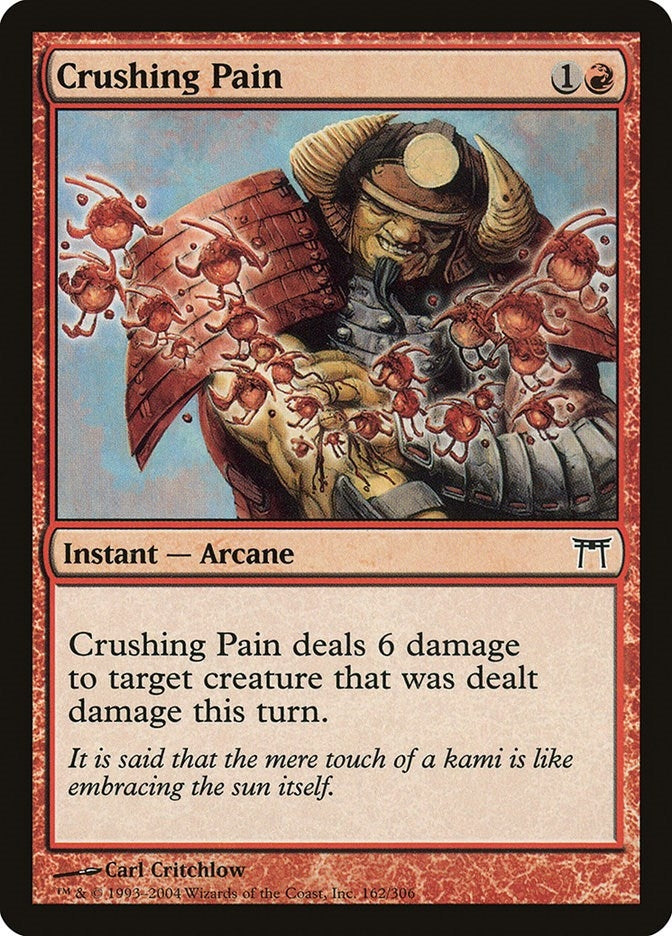 Image for Crushing Pain (162) - Magic: The Gathering