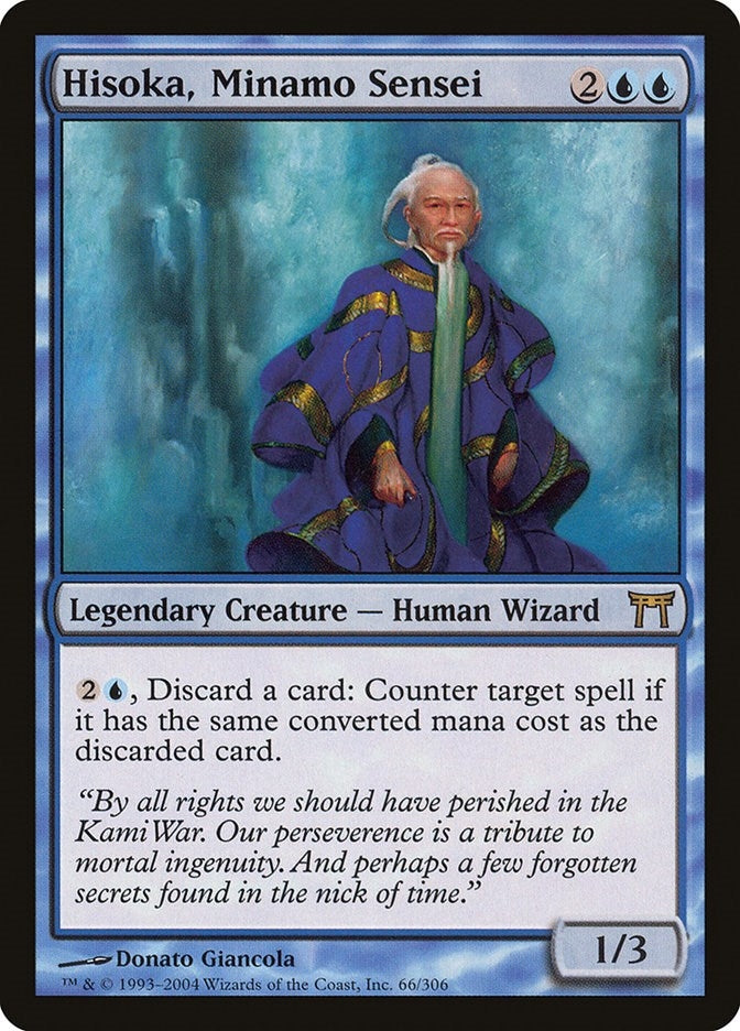 Image for Hisoka, Minamo Sensei (66) - Magic: The Gathering