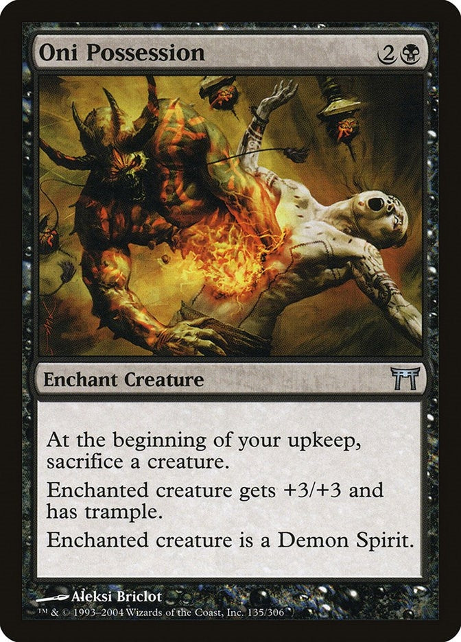 Image for Oni Possession (135) - Magic: The Gathering