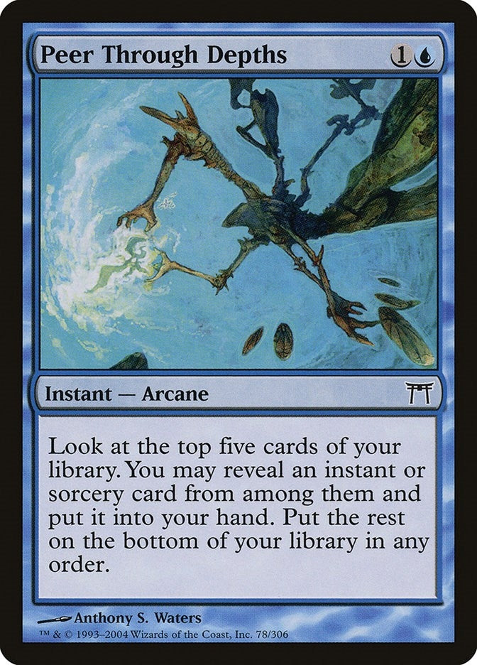 Image for Peer Through Depths (78) - Magic: The Gathering
