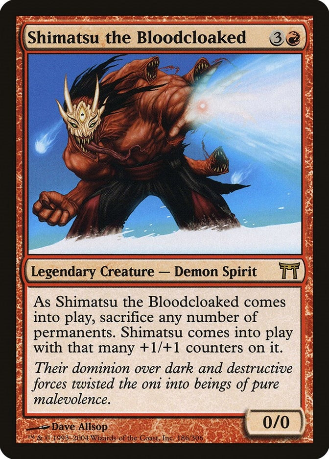 Image for Shimatsu the Bloodcloaked (186) - Magic: The Gathering