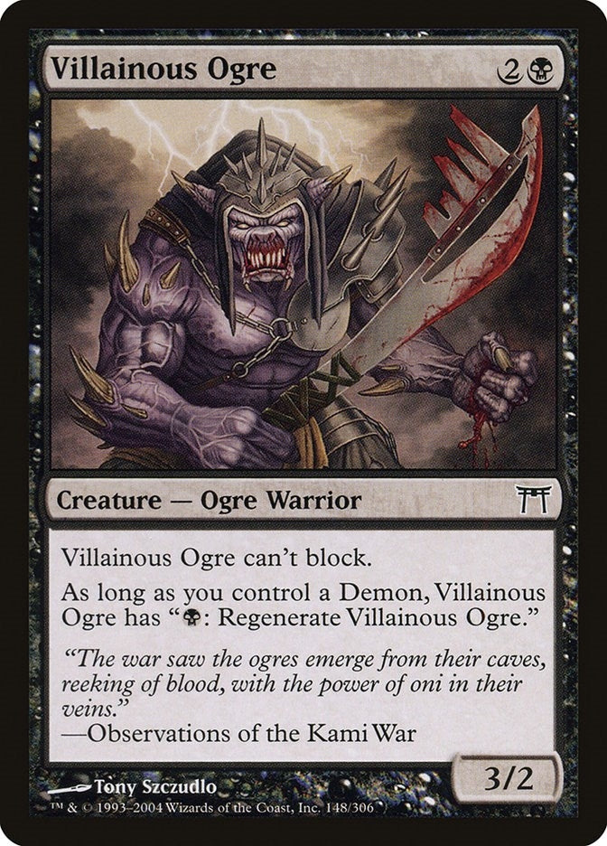 Image for Villainous Ogre (148) - Magic: The Gathering