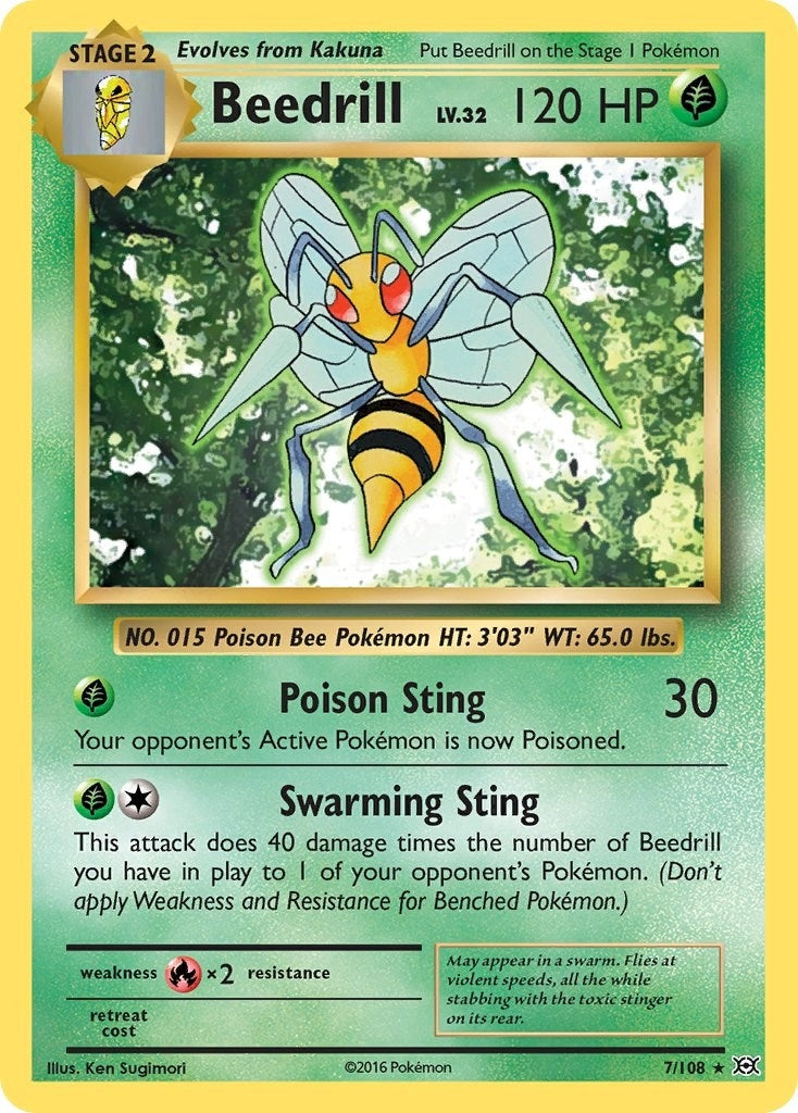 Image for Beedrill (7/108) - Pokemon