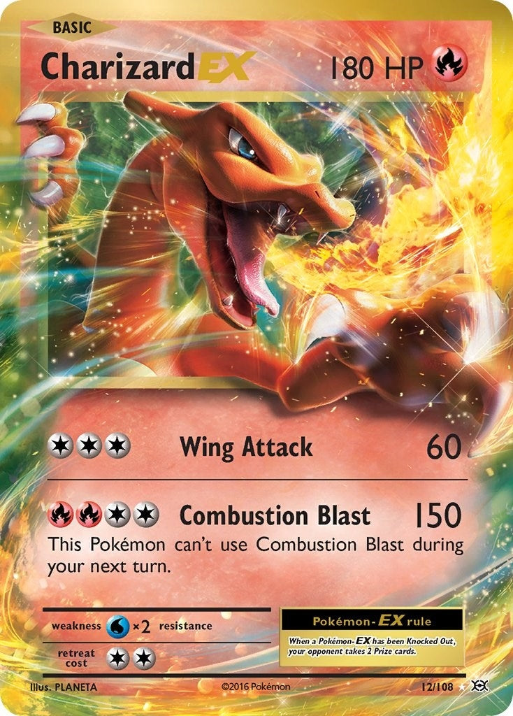 Image for Charizard EX (12/108) - Pokemon