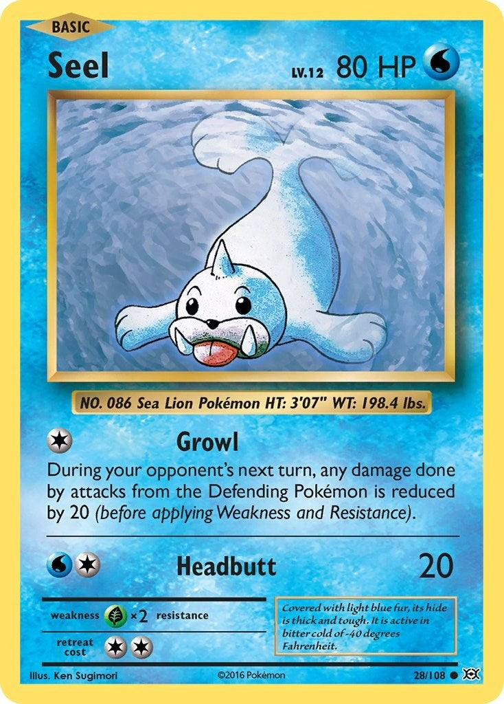 Image for Seel (28/108) - Pokemon