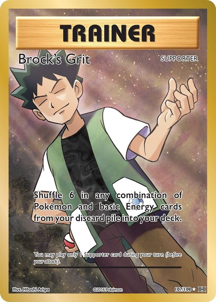 Image for Brock's Grit (Full Art) (107/108) - Pokemon