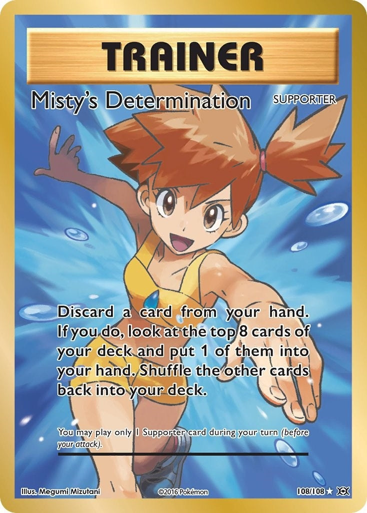 Image for Misty's Determination (Full Art) (108/108) - Pokemon