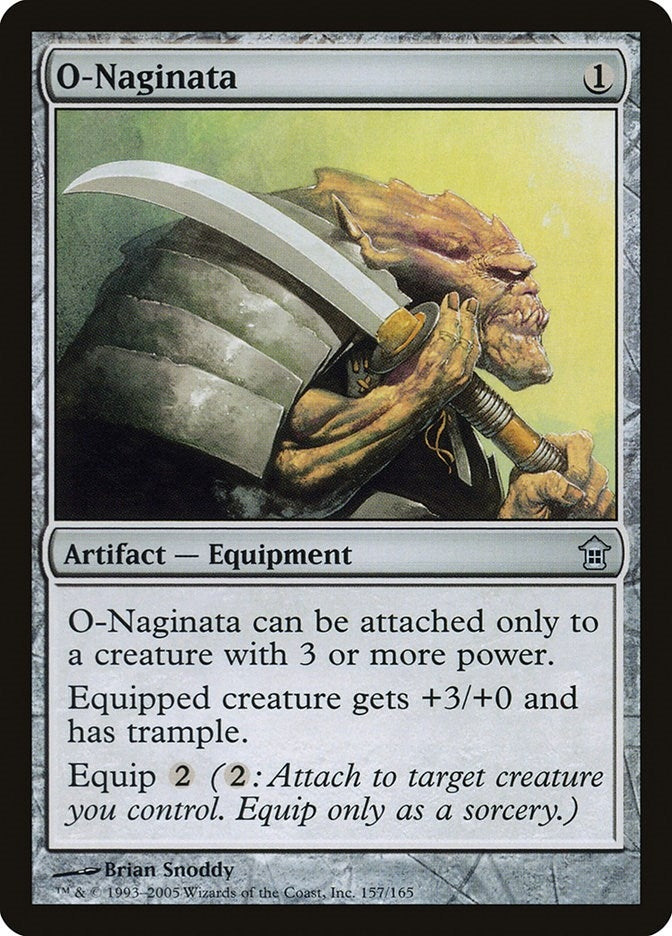Image for O-Naginata (157) - Magic: The Gathering