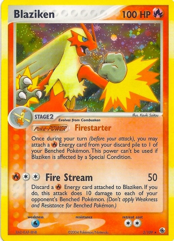 Image for Blaziken (Holo) (3) - Pokemon