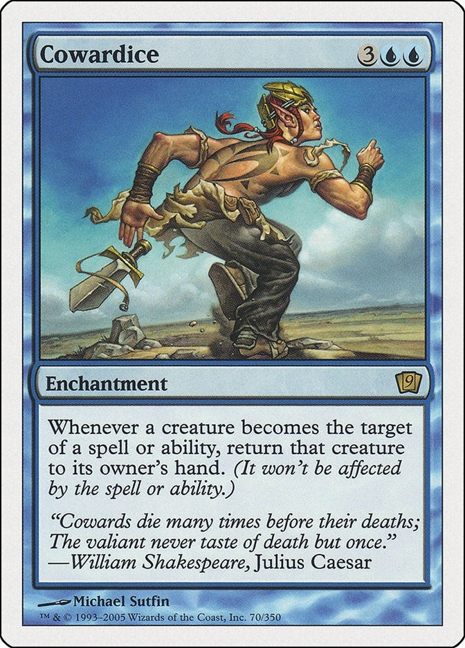 Image for Cowardice (70) - Magic: The Gathering