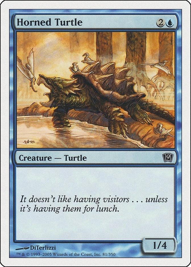 Image for Horned Turtle (81) - Magic: The Gathering