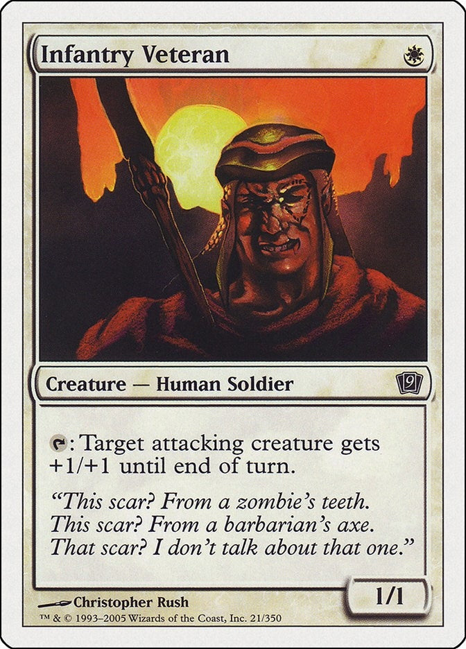 Image for Infantry Veteran (21) - Magic: The Gathering