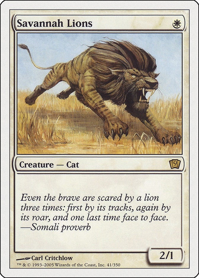 Image for Savannah Lions (41) - Magic: The Gathering