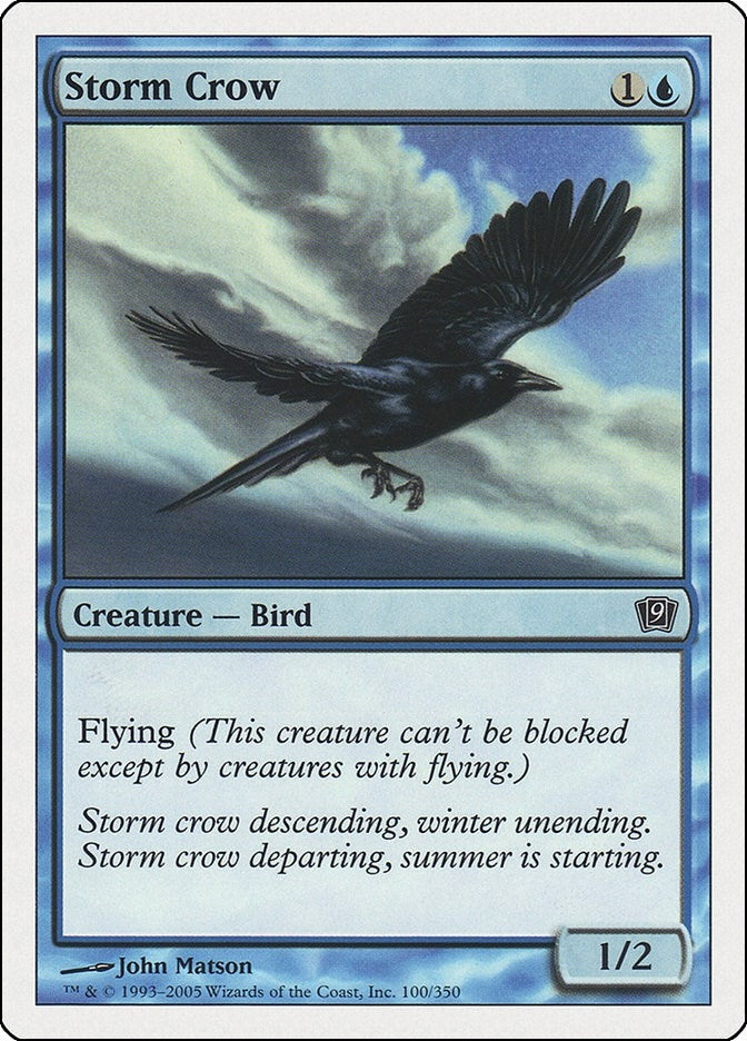 Image for Storm Crow (100) - Magic: The Gathering