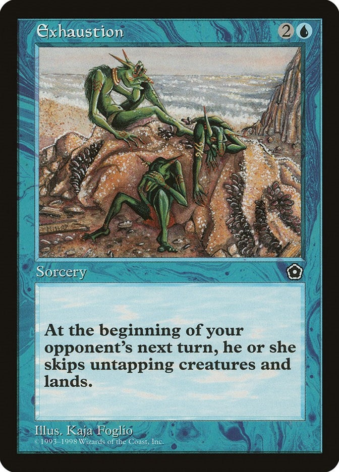 Image for Exhaustion - Magic: The Gathering