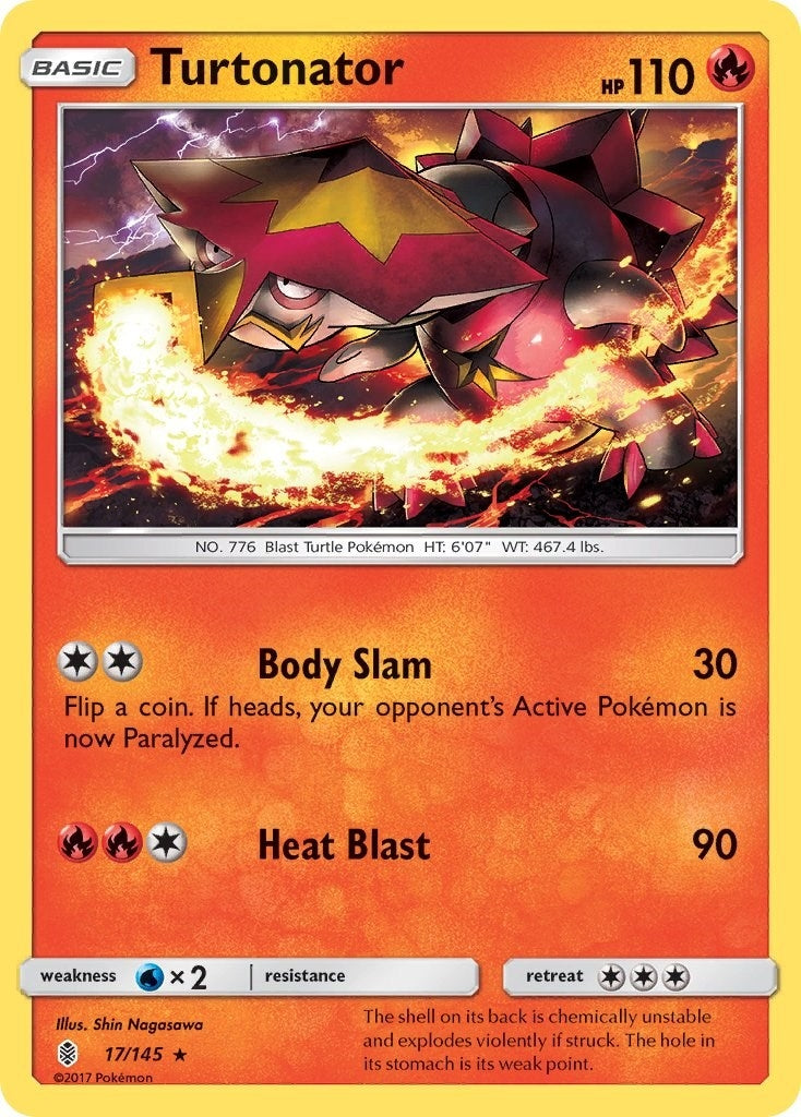 Image for Turtonator (17/145) - Pokemon