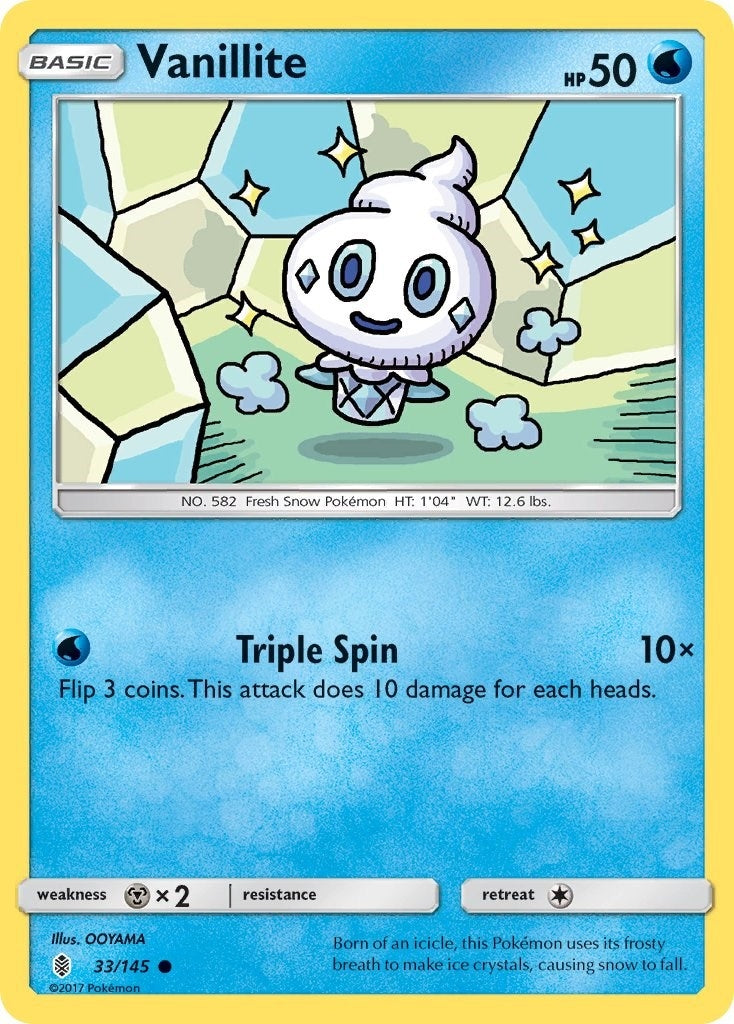 Image for Vanillite (33/145) - Pokemon