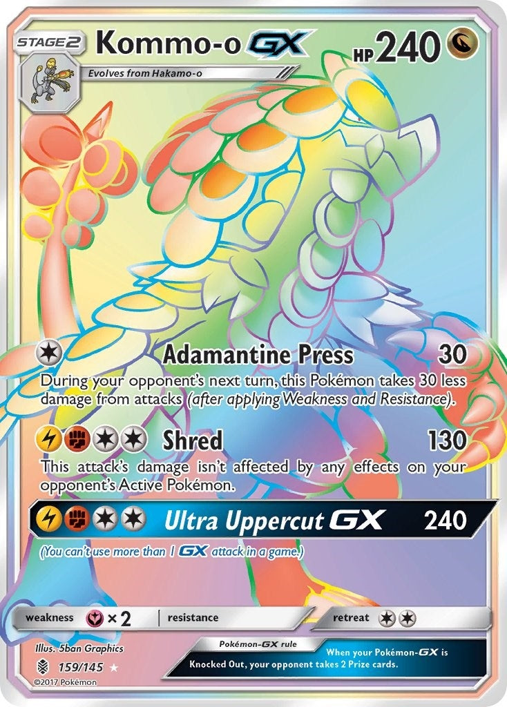 Image for Kommo-o GX (Secret) (159/145) - Pokemon