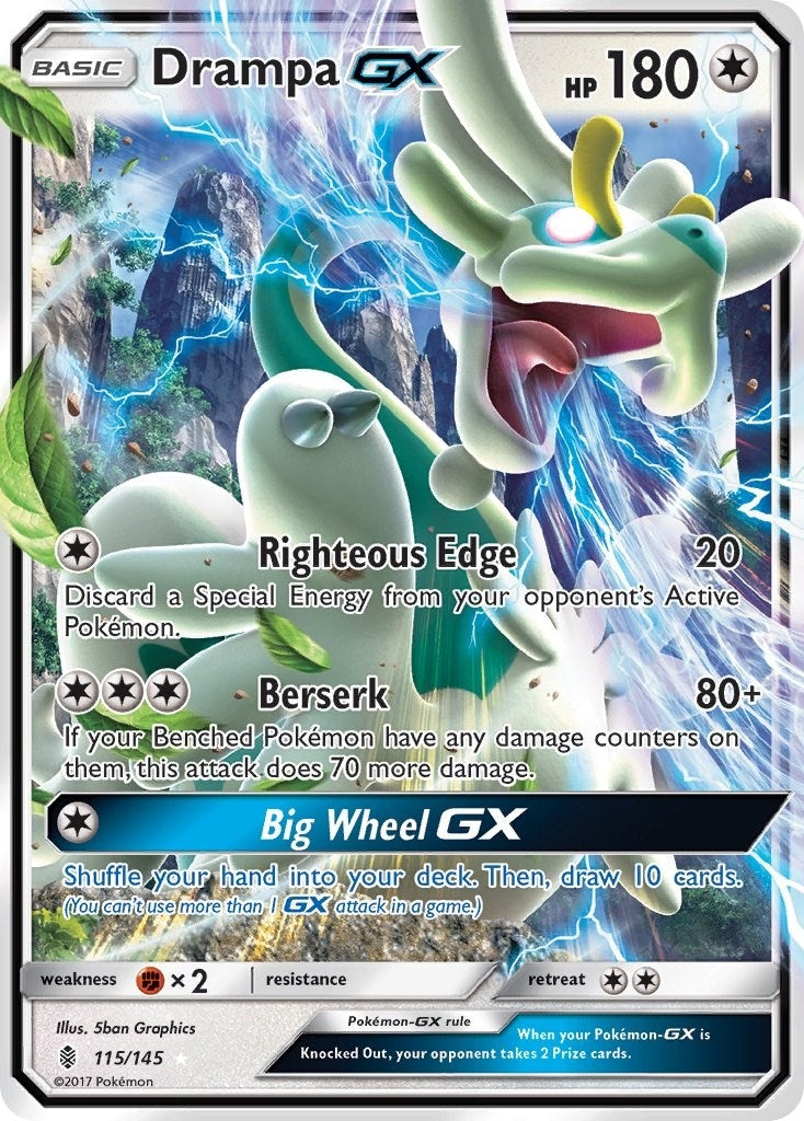 Image for Drampa GX (115/145) - Pokemon