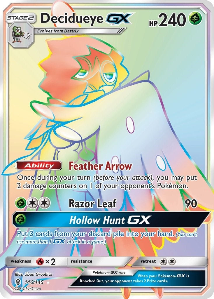Image for Decidueye GX (Secret) (146/145) - Pokemon