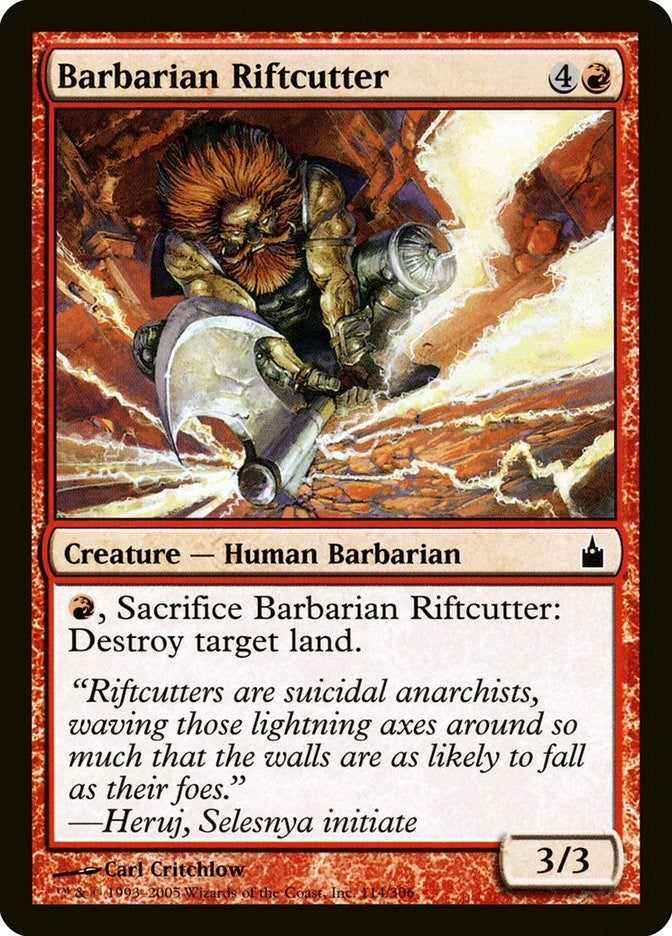 Image for Barbarian Riftcutter (114) - Magic: The Gathering