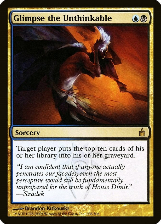 Image for Glimpse the Unthinkable (208) - Magic: The Gathering