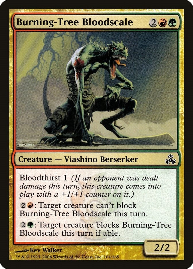 Image for Burning-Tree Bloodscale (104) - Magic: The Gathering