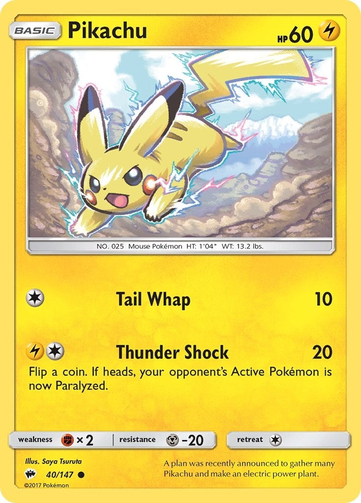 Image for Pikachu (40/147) - Pokemon