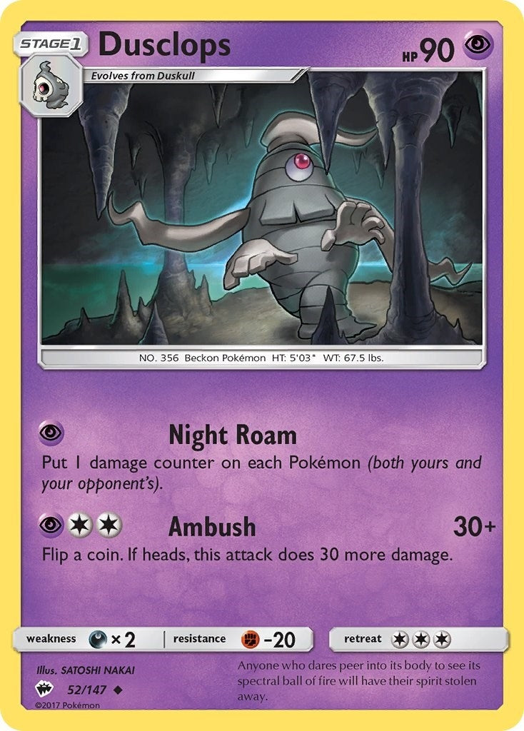 Image for Dusclops (52/147) - Pokemon