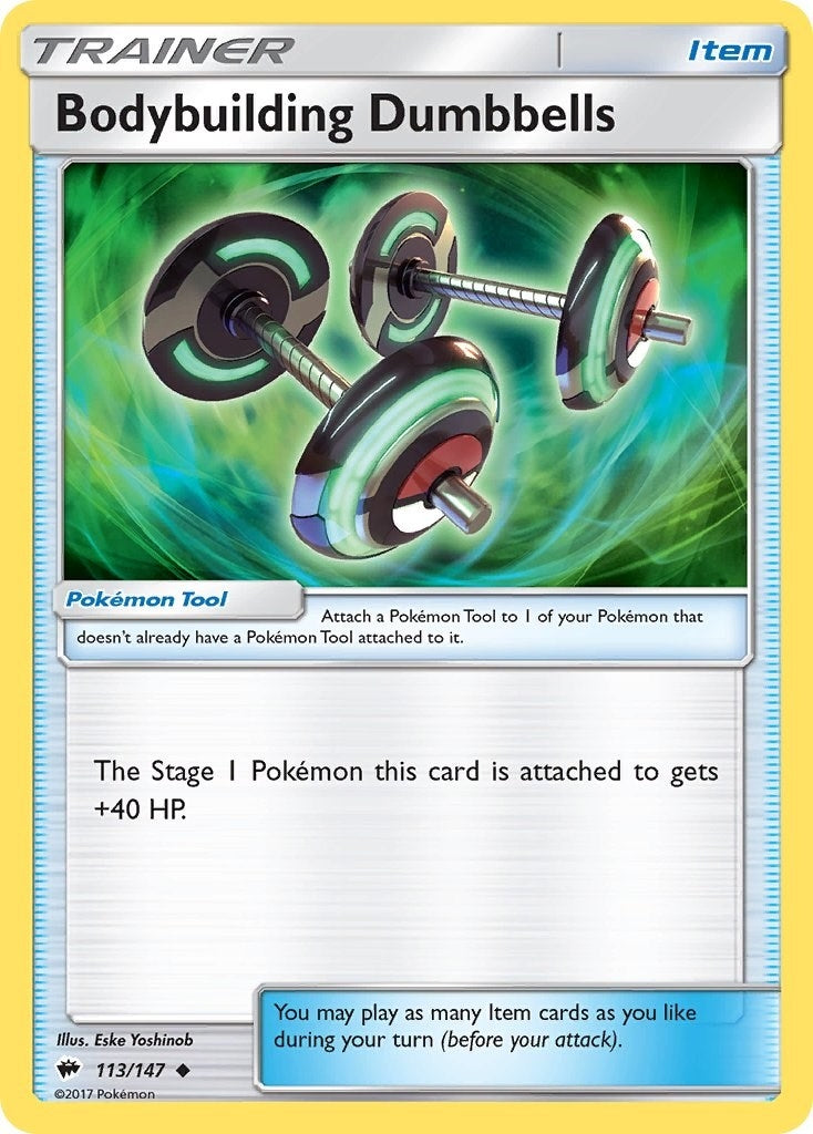 Image for Bodybuilding Dumbbells (113/147) - Pokemon