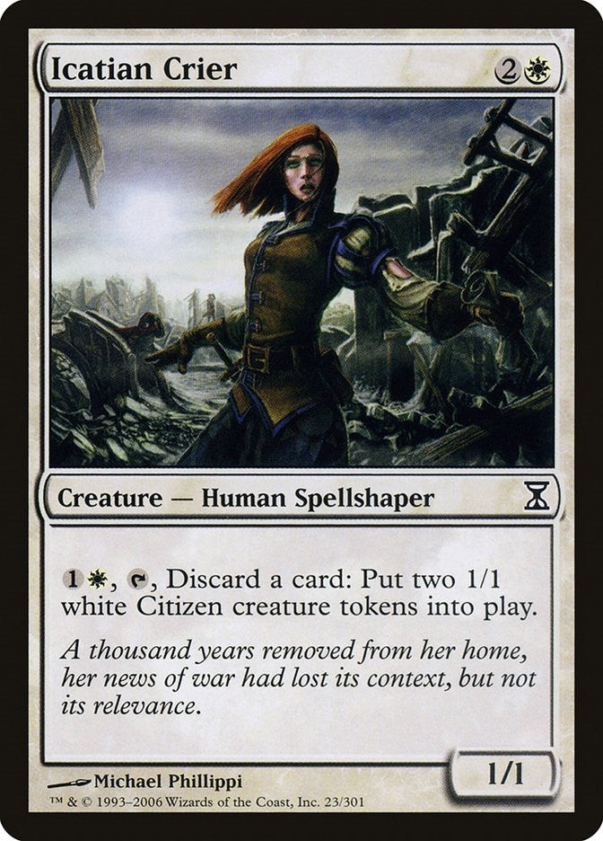 Image for Icatian Crier (23) - Magic: The Gathering