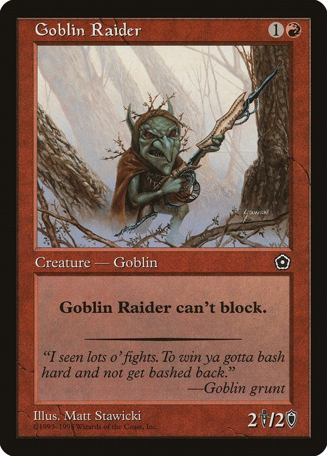 Image for Goblin Raider - Magic: The Gathering