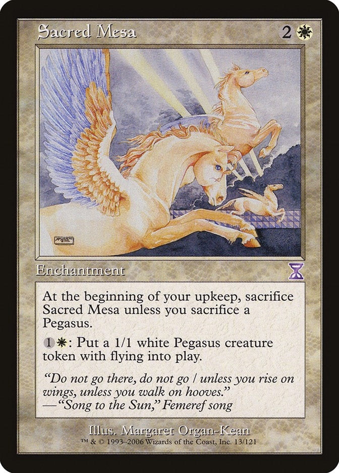 Image for Sacred Mesa (13) - Magic: The Gathering