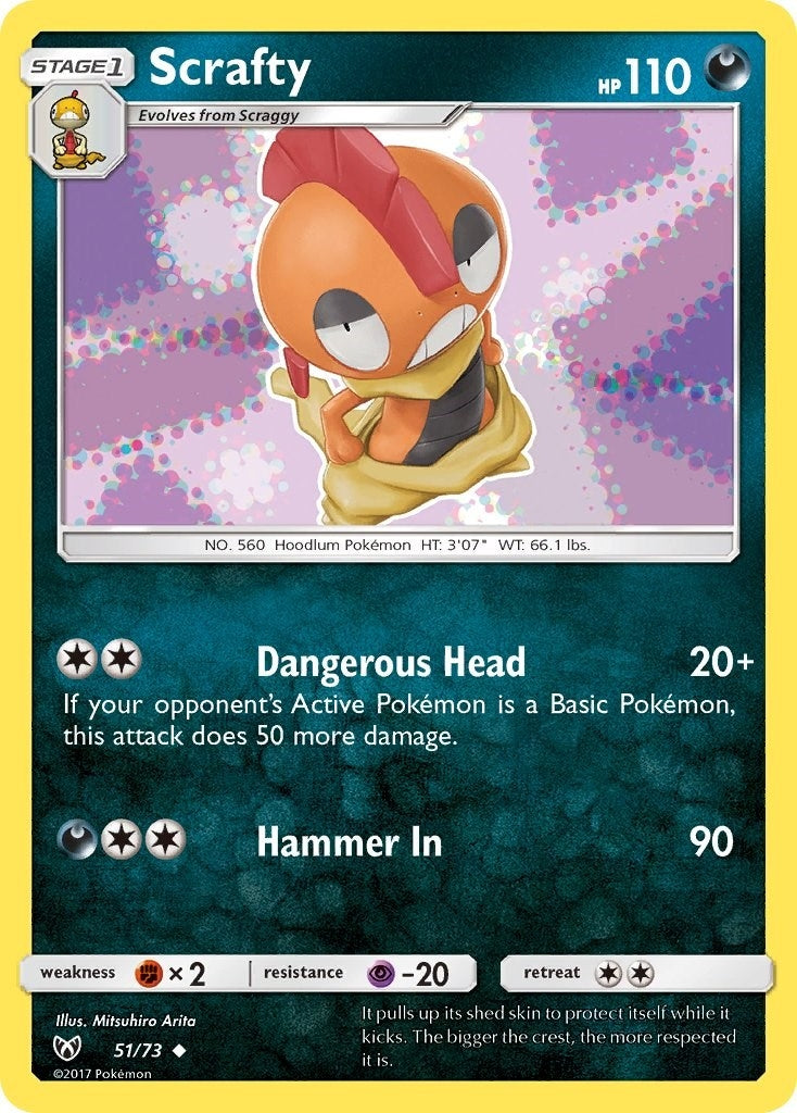 Image for Scrafty (51/73) - Pokemon