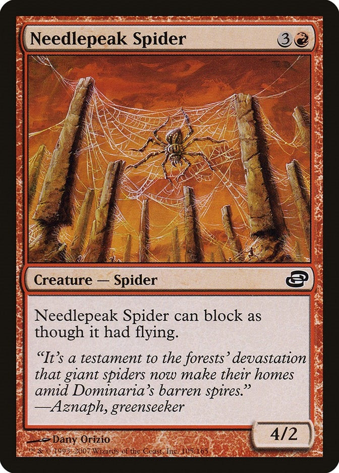 Image for Needlepeak Spider (105) - Magic: The Gathering