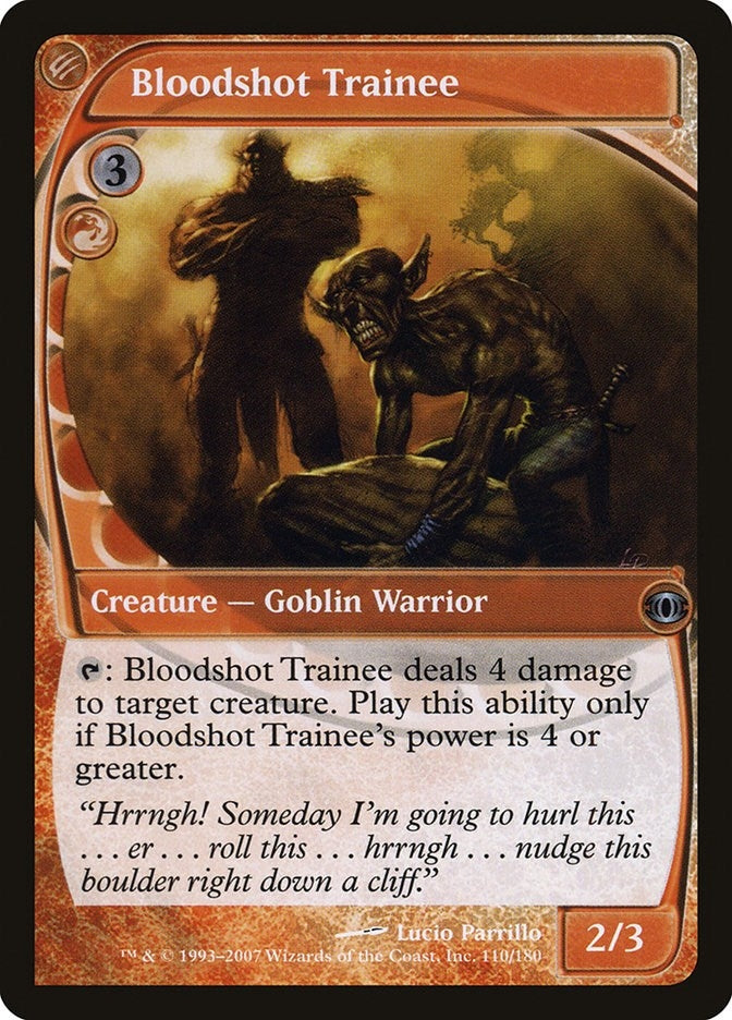 Image for Bloodshot Trainee (110) - Magic: The Gathering