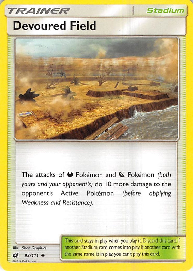Image for Devoured Field (93/111) - Pokemon