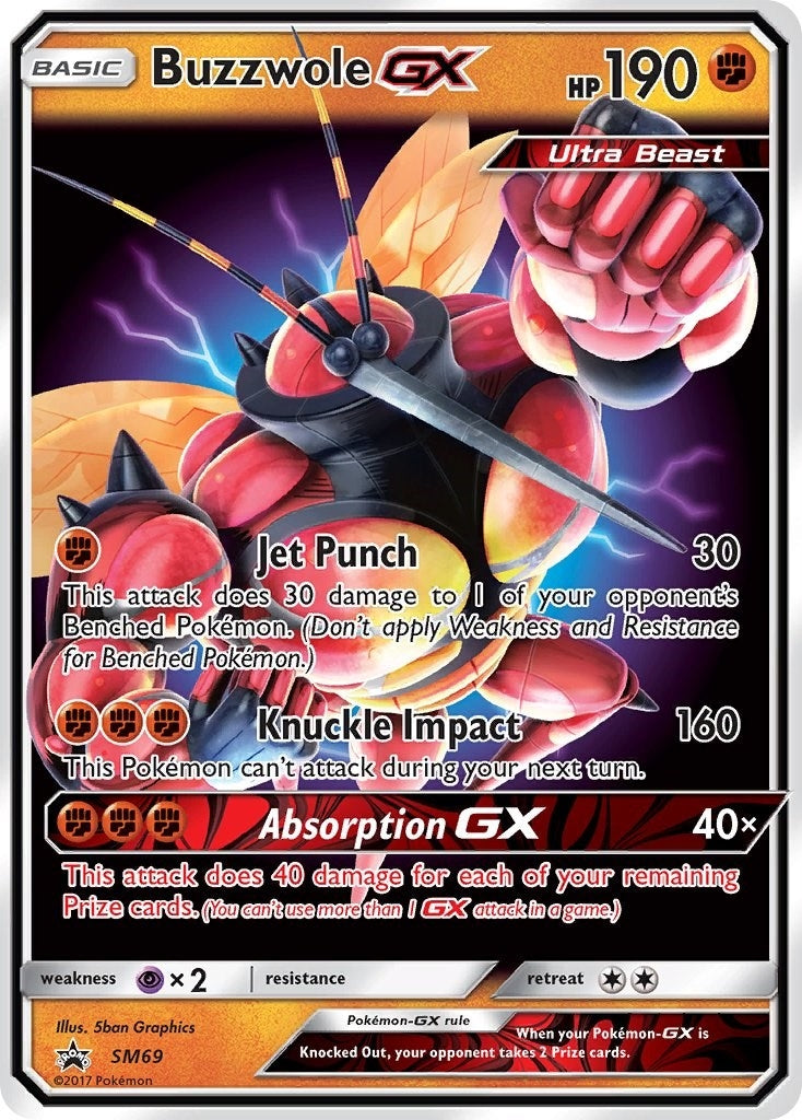 Image for Buzzwole GX - SM69 (SM69) - Pokemon