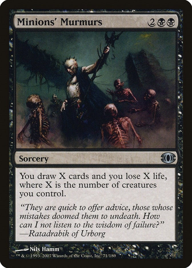 Image for Minions' Murmurs (71) - Magic: The Gathering