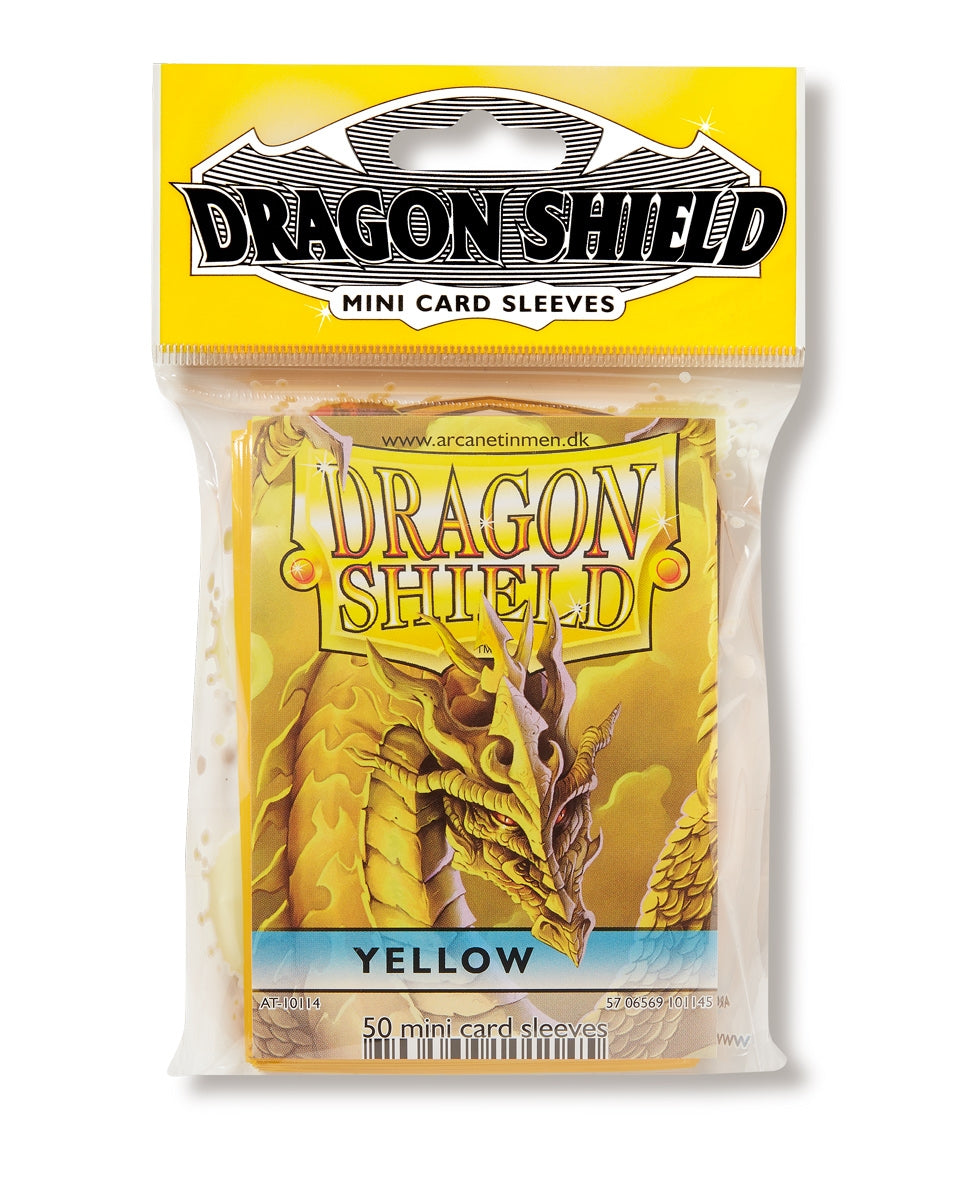Dragon Shield Japanese Sleeves - Yellow (50-Pack)