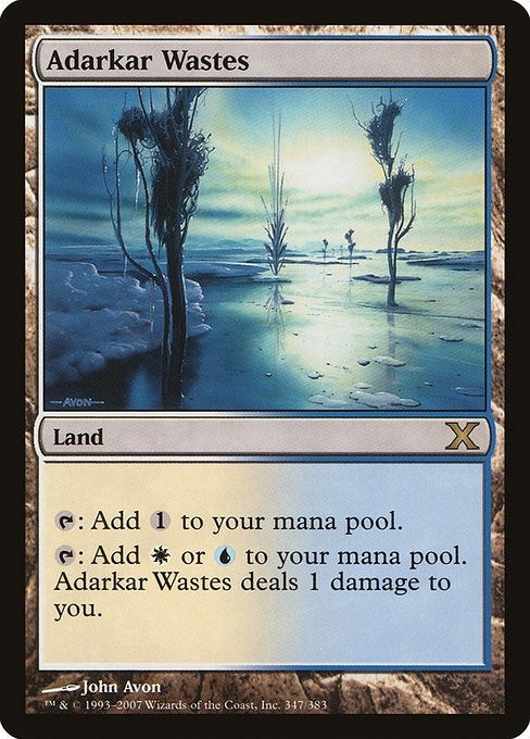 Image for Adarkar Wastes (347) - Magic: The Gathering