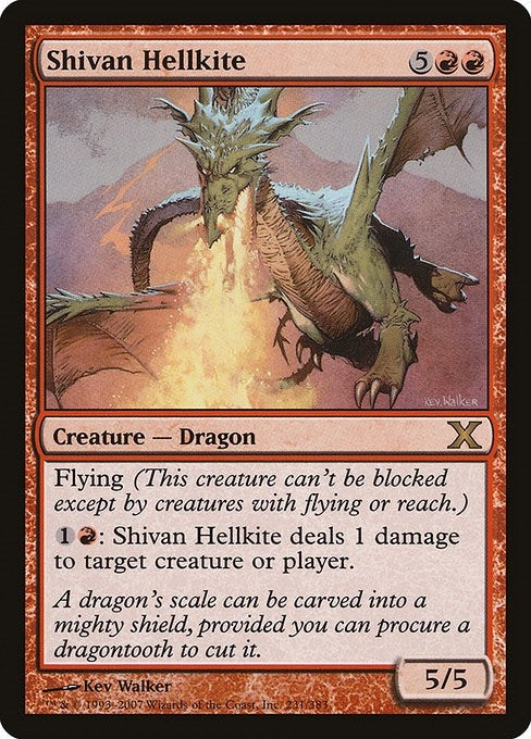Image for Shivan Hellkite (231) - Magic: The Gathering