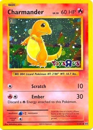 Image for Charmander - 9/108 (Toys R Us Promo) (009/108) - Pokemon