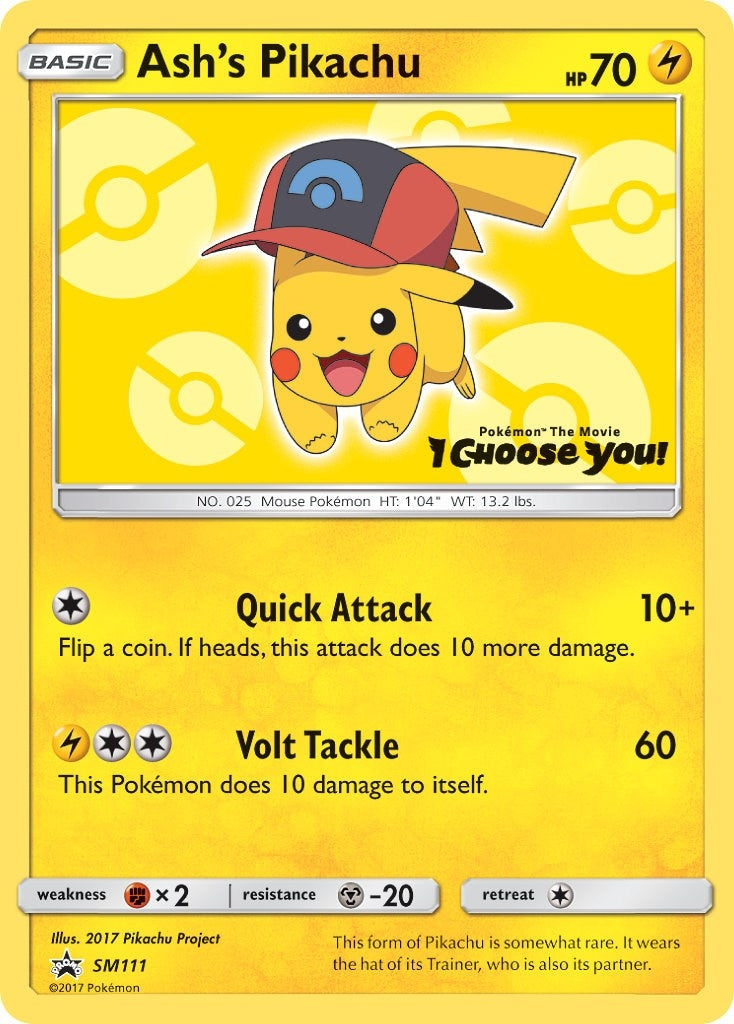 Image for Ash's Pikachu - SM111 (SM111) - Pokemon